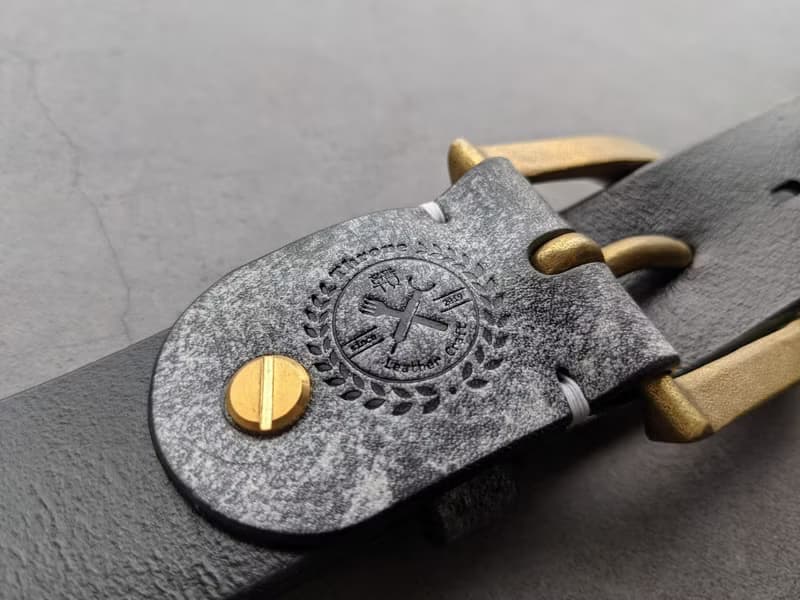4.0 cm 復刻黃銅皮帶 臘感 情人節禮物 父親節禮物