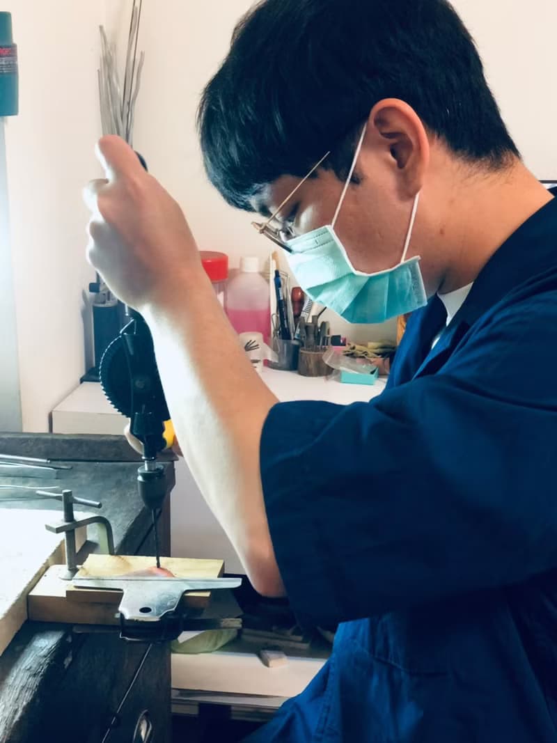 【體驗】金工手作│飛機鑰匙圈+染色可敲字│文化幣│台南旅遊
