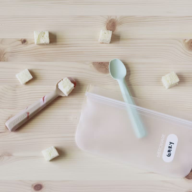 日本MEROWARE GARY 矽膠學習湯匙組