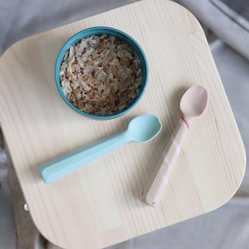 日本MEROWARE GARY 矽膠學習湯匙組