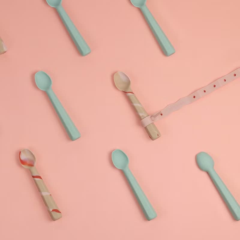 日本MEROWARE GARY 矽膠學習湯匙組