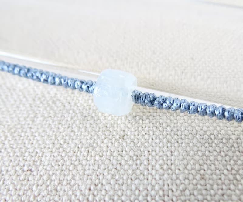 本命年【六字大明咒】路路通翡翠絲光編織手鍊*AS17*辟邪、招福