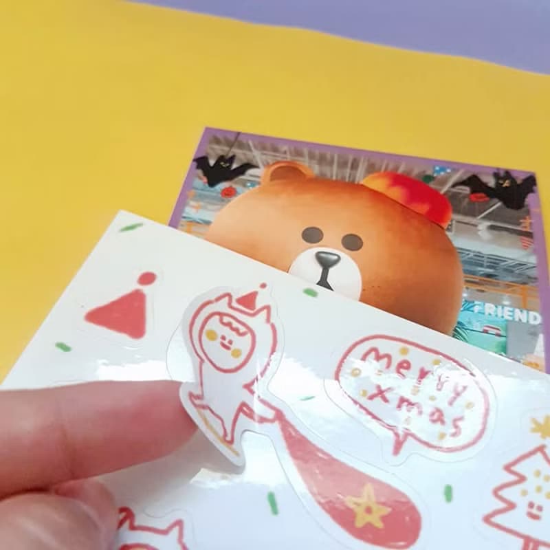 Ning's 割型貼紙-聖誕節