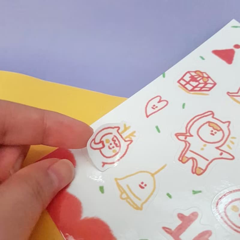 Ning's 割型貼紙-聖誕節