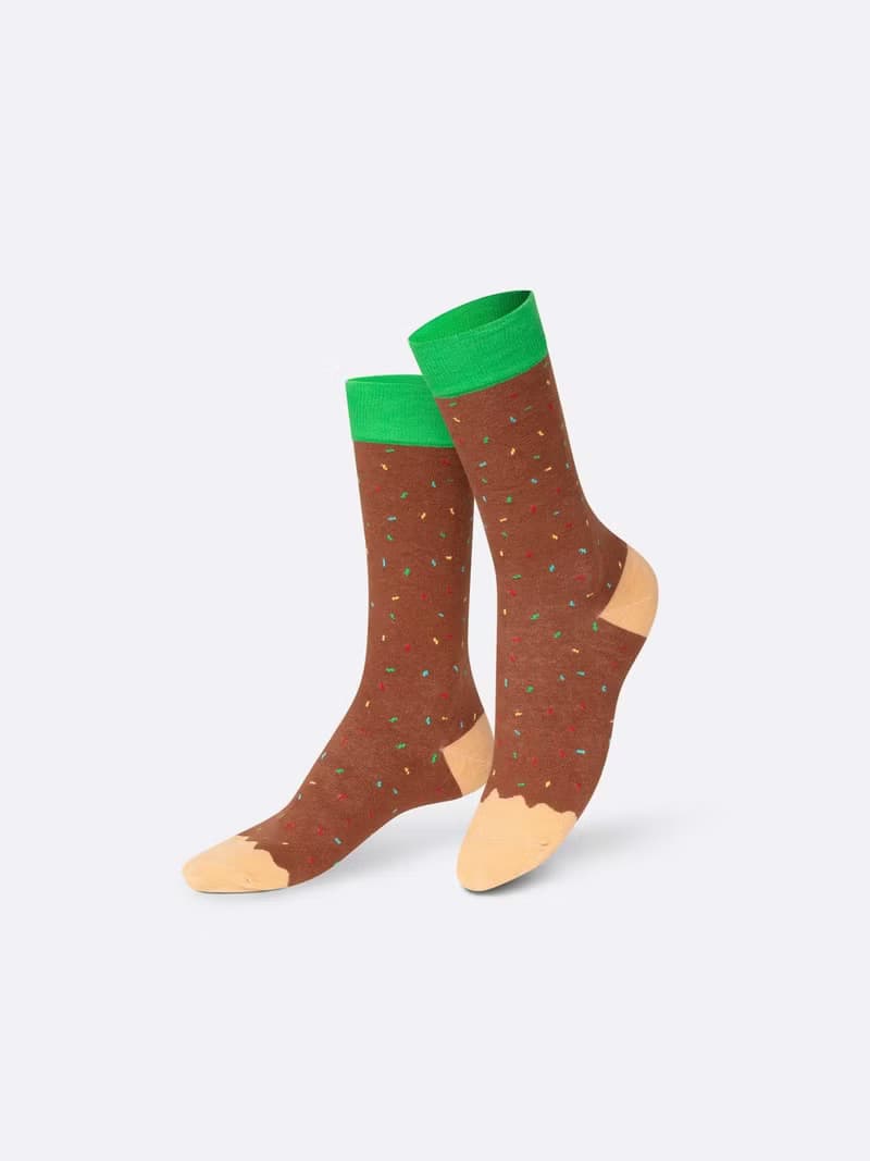 EAT MY SOCKS襪子/甜點系列/巧克力甜甜圈