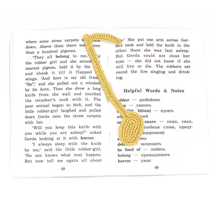 Bookmark music notes, book club bookmarks, book club accessories, unique gifts