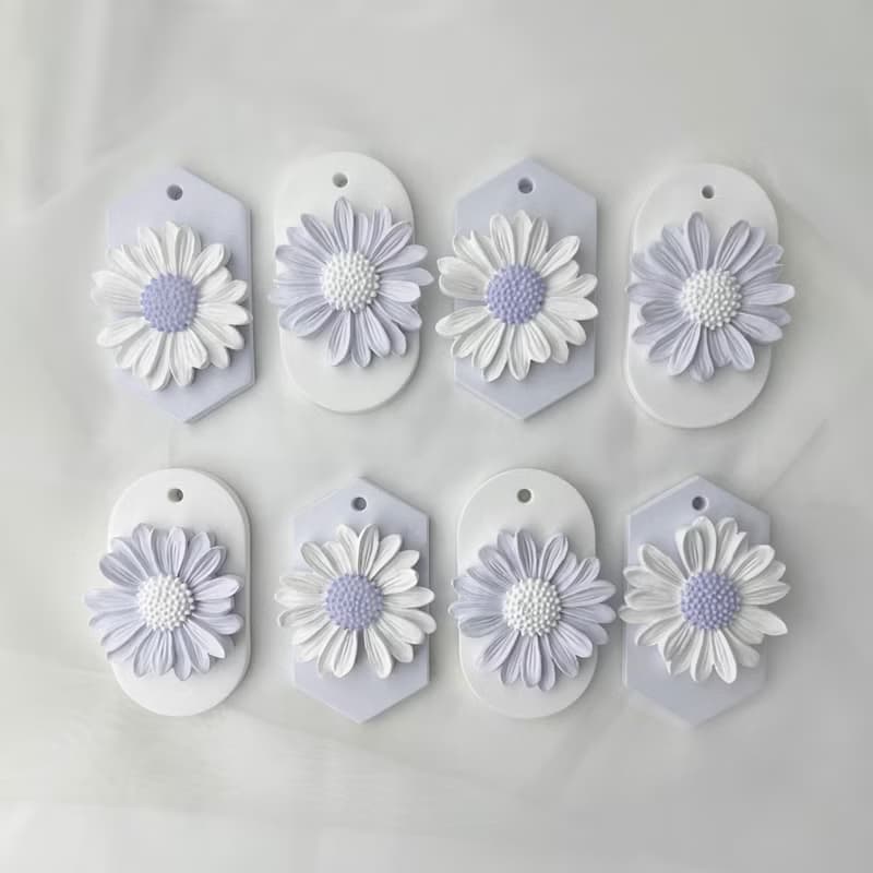 【燦爛嬌陽】嬌粉紫 小雛菊石膏擴香石 香氛石 香氛磚