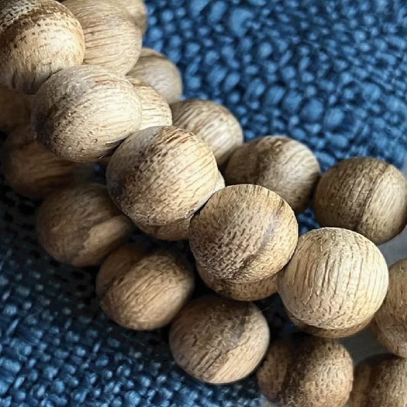 【日常款】天然芽莊沉香多圈手串108顆7mm(9-11g)