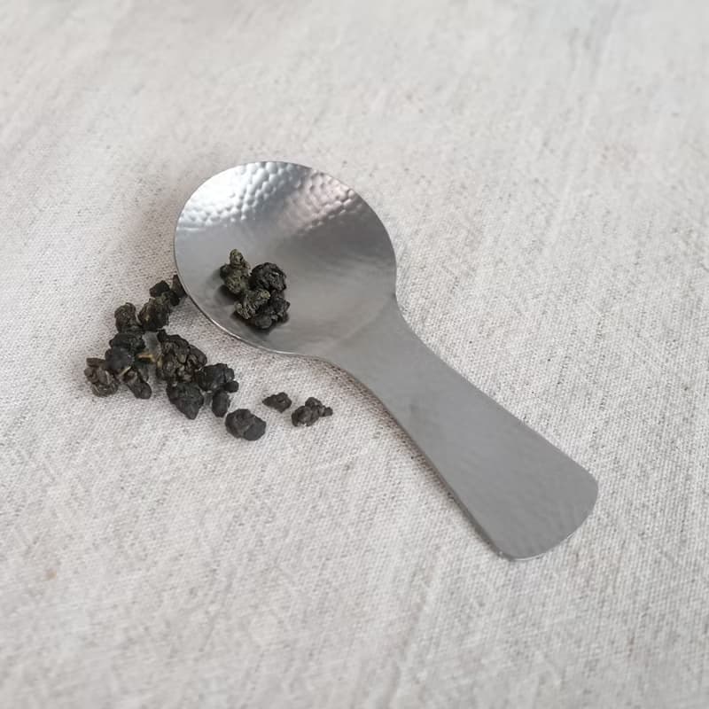SALUS日本製 和風鎚目紋茶葉匙
