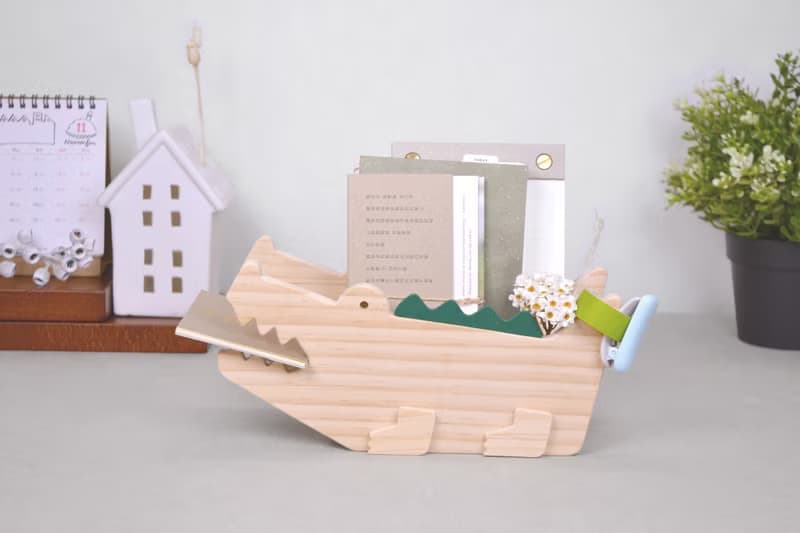 DIY鱷魚置物盒禮物  禮品