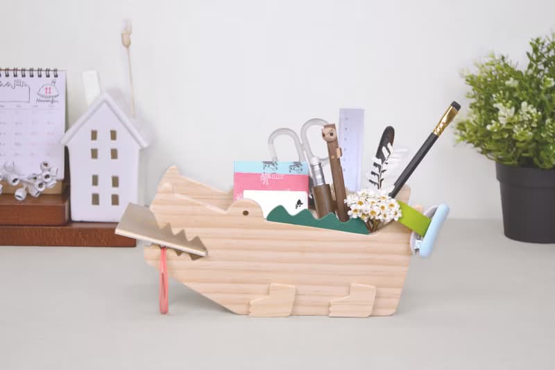 DIY鱷魚置物盒禮物  禮品