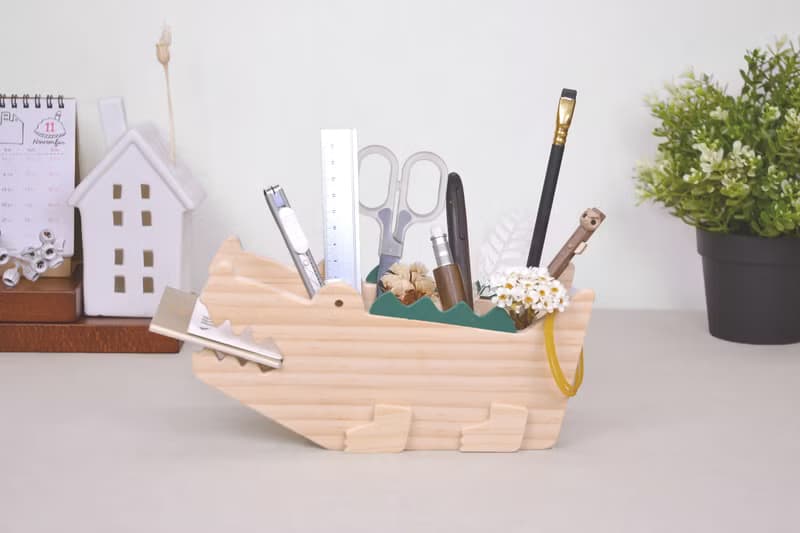 DIY鱷魚置物盒禮物  禮品