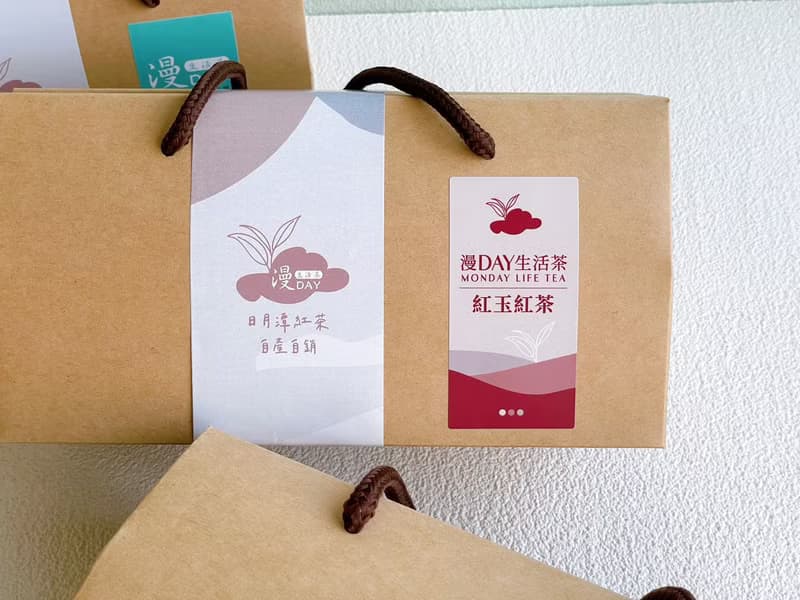 漫Day生活茶 紅玉紅茶茶包 手提禮盒組-30入袋茶包 日月潭紅茶