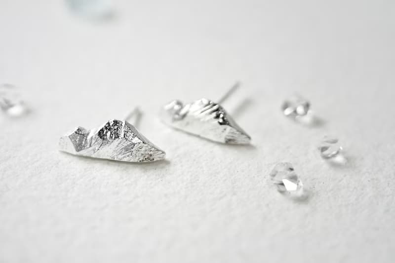 小山丘耳環 Tiny Mountain Earrings 風景系列 925純銀