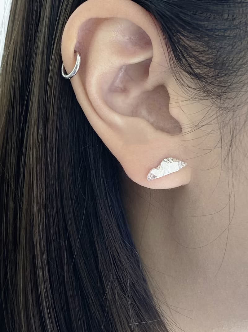 小山丘耳環 Tiny Mountain Earrings 風景系列 925純銀