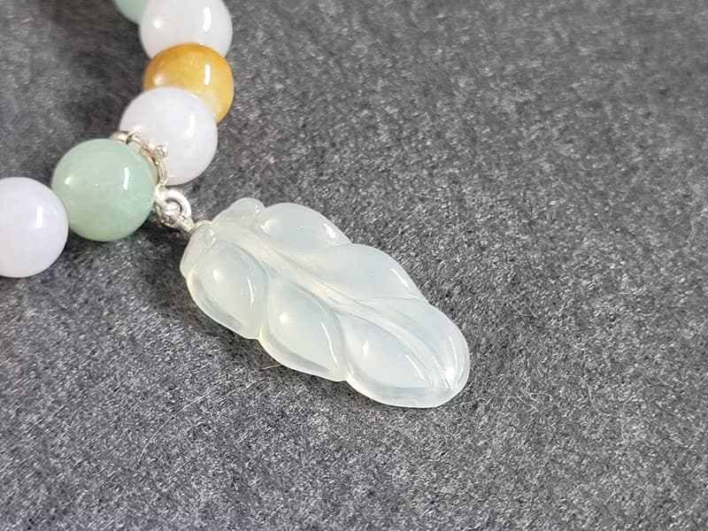 【純翠】天然翡翠  事業有成多寶冰珠手串