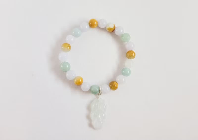 【純翠】天然翡翠  事業有成多寶冰珠手串