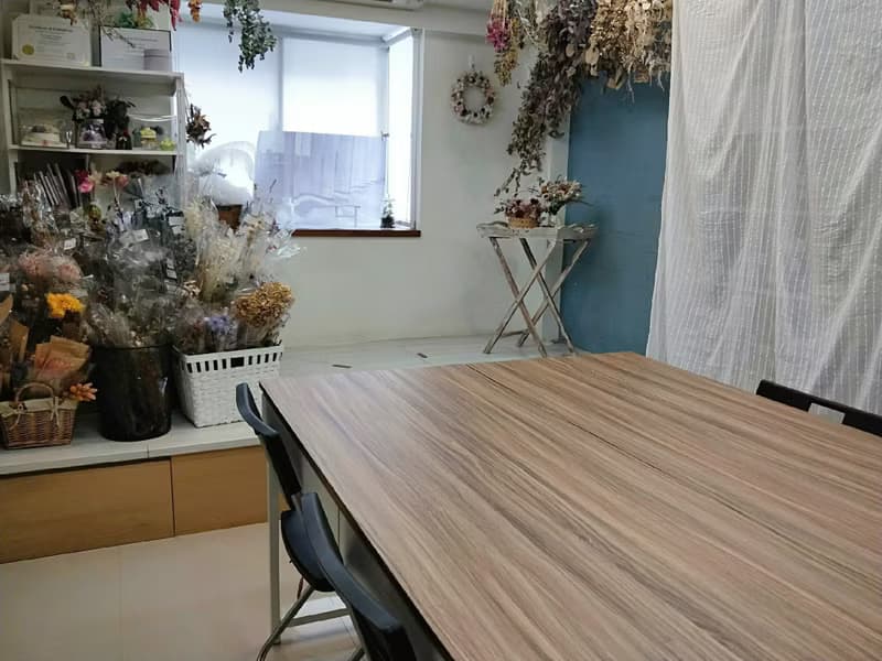 【體驗】【1人開班】花藝手作課程-玫瑰玻璃花盅-永生花玻璃罩