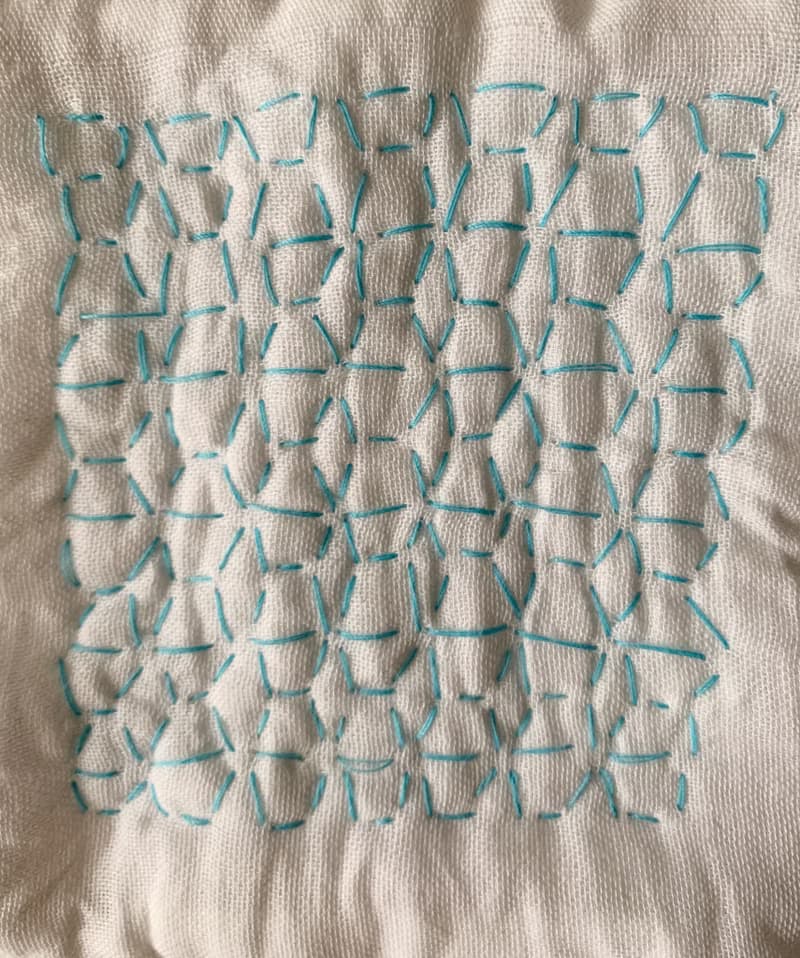 刺繡杯墊--咖啡與三明治