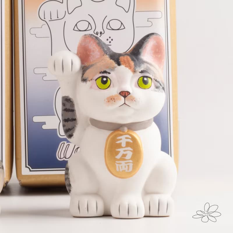 | woohuang | 水泥材質 | 預購選項  貓繪招財貓