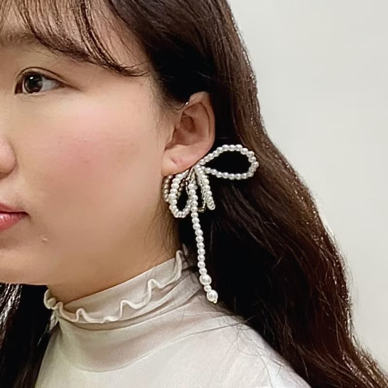 翩翩精靈珍珠耳掛