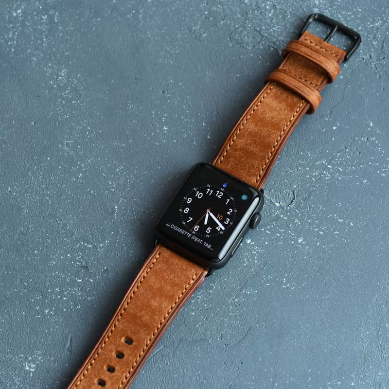皮革 Apple Watch 錶帶 真皮 手工 禮物 38/40/41/42/44/45mm