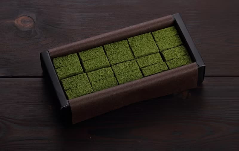 抹茶生巧克力 【黑方巧克力】