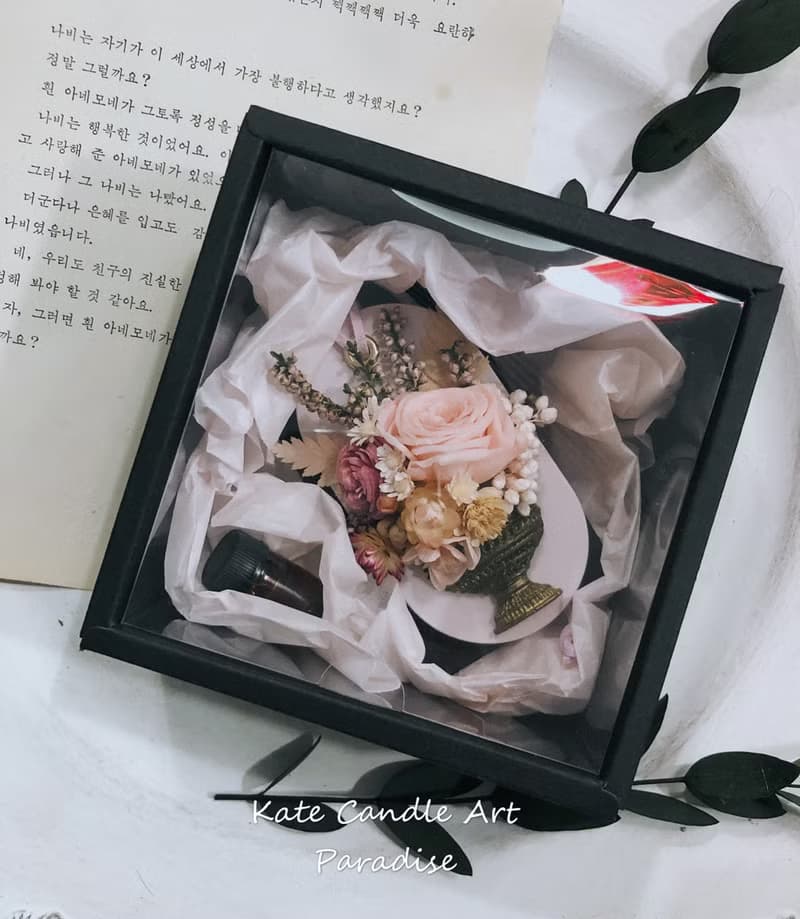 巴黎戀人 經典永生花擴香石 紓壓助眠療癒 瑜珈冥想寵物友善除臭