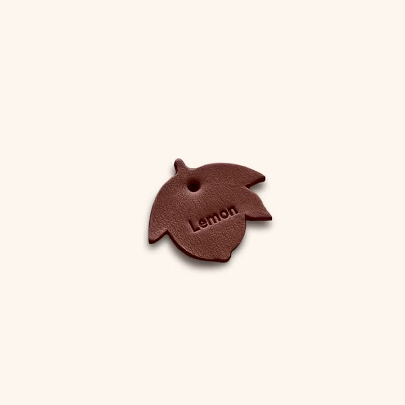 寵物刻字身份牌貓咪貓防丟牌真皮寵物定制檸檬牌 Leather Pet Tag
