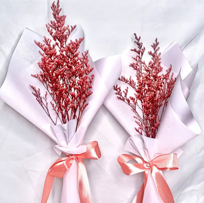 卡斯比亞小花束珊瑚橘粉