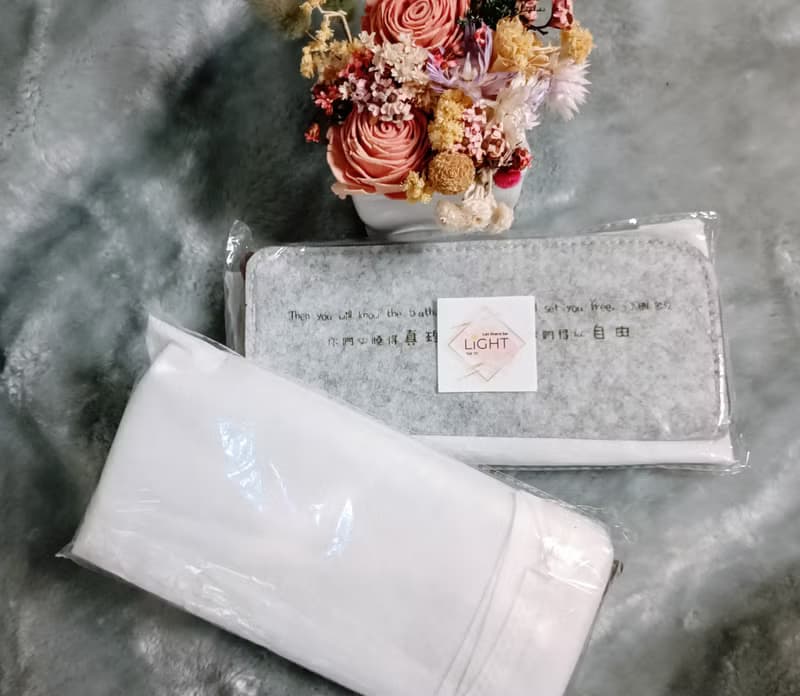 經文羊毛氈筆袋/福音禮品/基督教禮品/受洗禮物/幸福小組/原創文