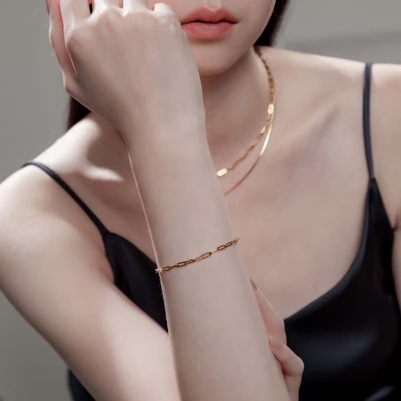 Basics。小長方手鍊