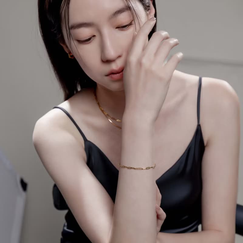 Basics。小長方手鍊