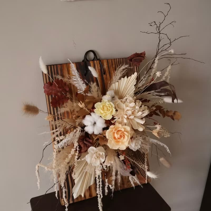 侘寂風永生花居家掛飾 入厝禮 開幕禮 喬遷