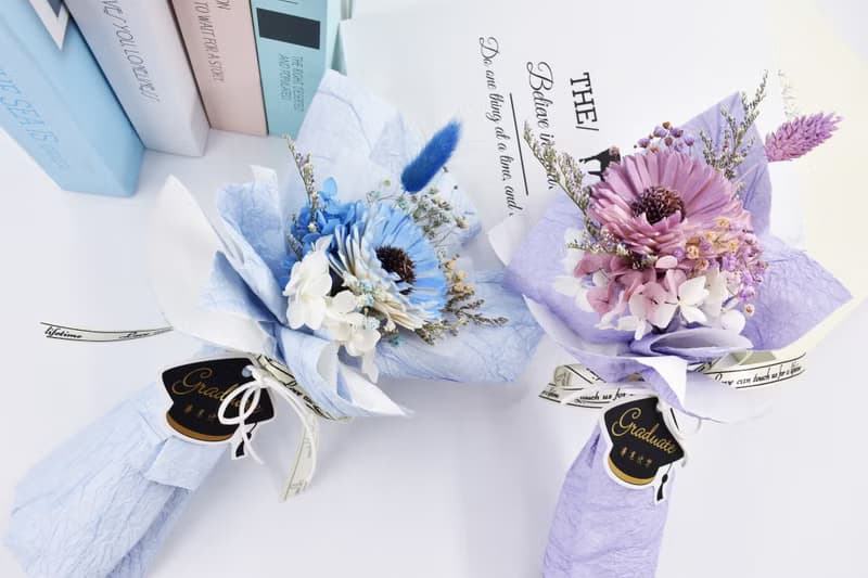 畢業花束 擴香向日葵單支畢業花束