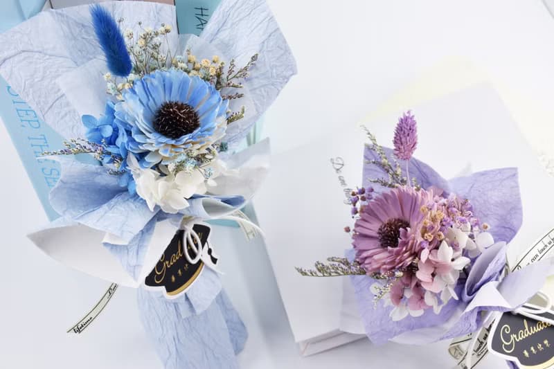 畢業花束 擴香向日葵單支畢業花束