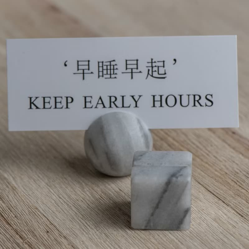 【奇鈺家居】大理石剖溝名片夾-2入一組 自由組合