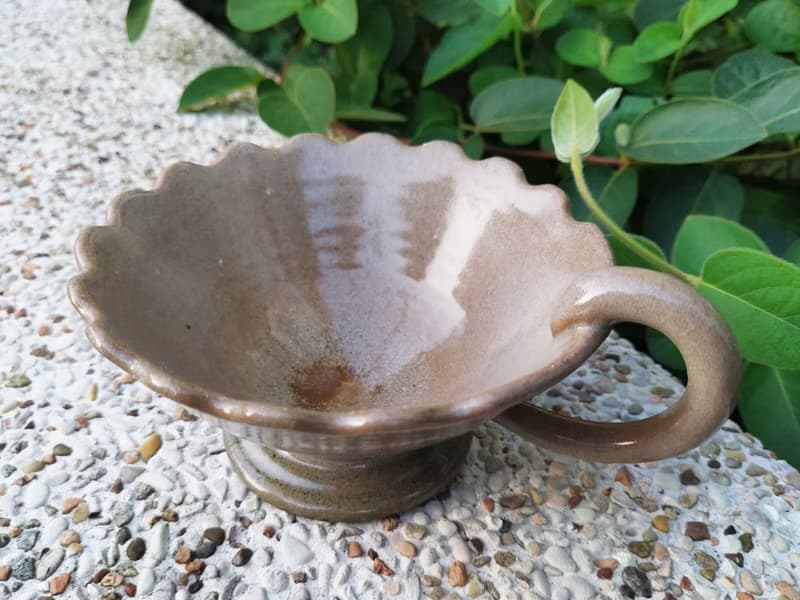 手作陶皿 | 花瓣陶盤 點心盤