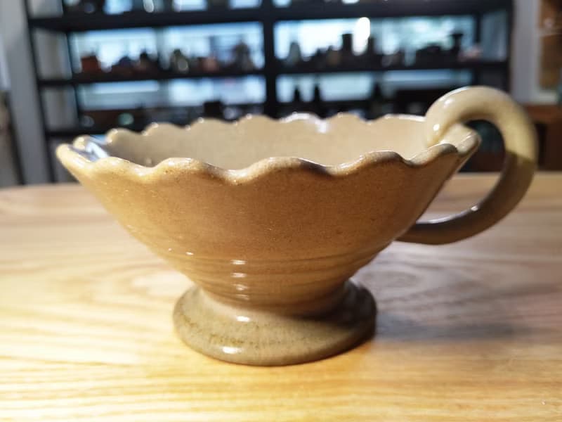 手作陶皿 | 花瓣陶盤 點心盤