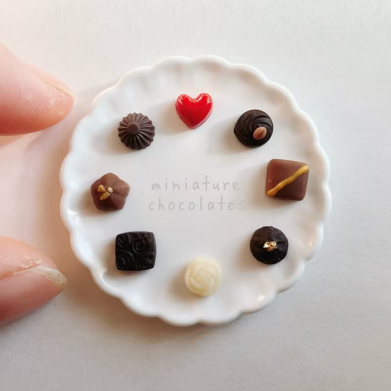 ミニチュアチョコレートのボールペン