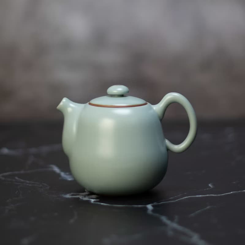 陶作坊│懷汝滿足壺(不含杯)_粉青