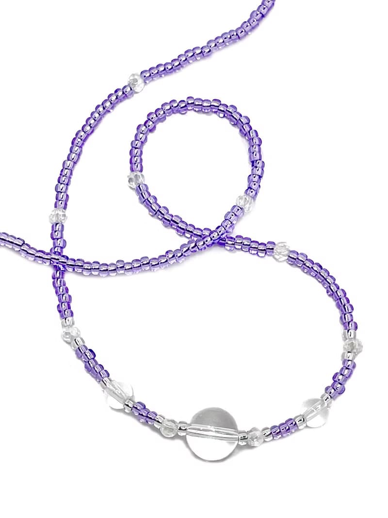 Fruit & Vegetable Collection - 022 Grape Crystal Necklace