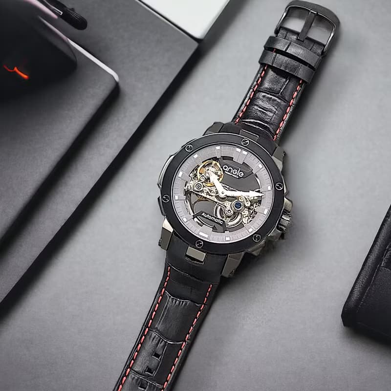 鵲橋鏤空 皮帶款 灰面 霧砂黑