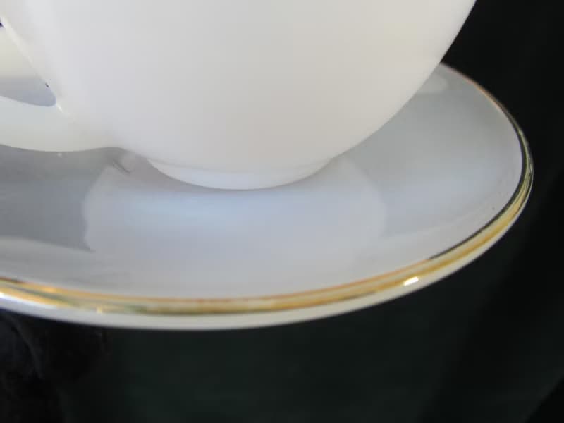 【老時光 OLD-TIME】早期法國製玻璃咖啡杯盤組(六杯+六盤)