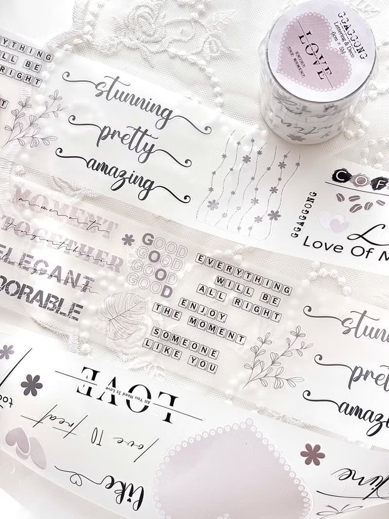 Lettering & Deco Matte  PET Tape