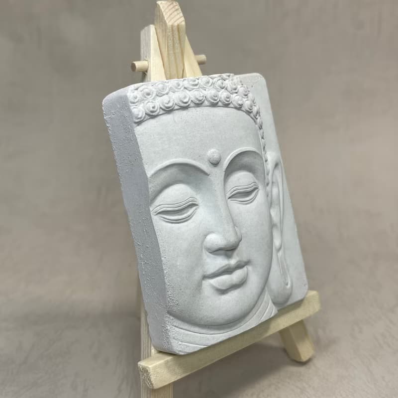 清水模軟裝設計 佛像擺飾(一)香氛擺件 水泥軟裝 附木架
