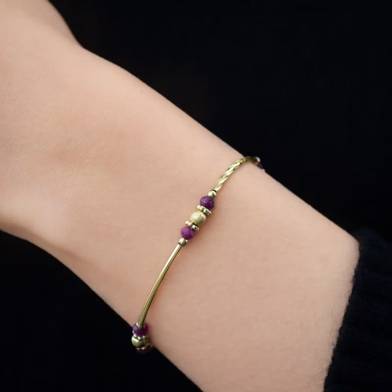 加州假期 // C1477紅寶石手鍊