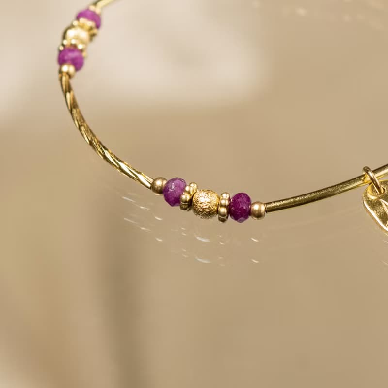 加州假期 // C1477紅寶石手鍊