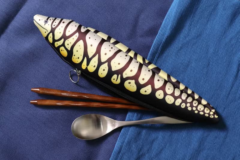 豆腐鯊點點 spot whale shark 海鰻收納包-黃色款 (餐具袋/筆袋)