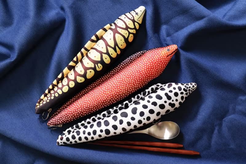 豆腐鯊點點 spot whale shark 海鰻收納包-黃色款 (餐具袋/筆袋)